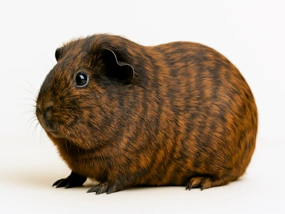Meerschweinchen gebrindelt
