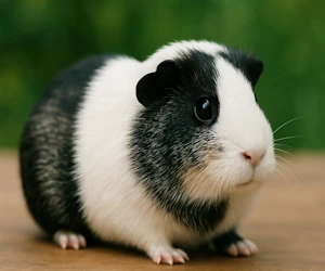 Meerschweinchen magpie schwarz ki