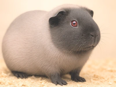 Meerschweinchen sable marder beige