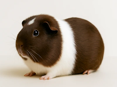 Meerschweinchen, schokolade weiss 