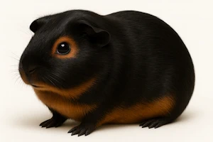 Meerschweinchen Black Tan